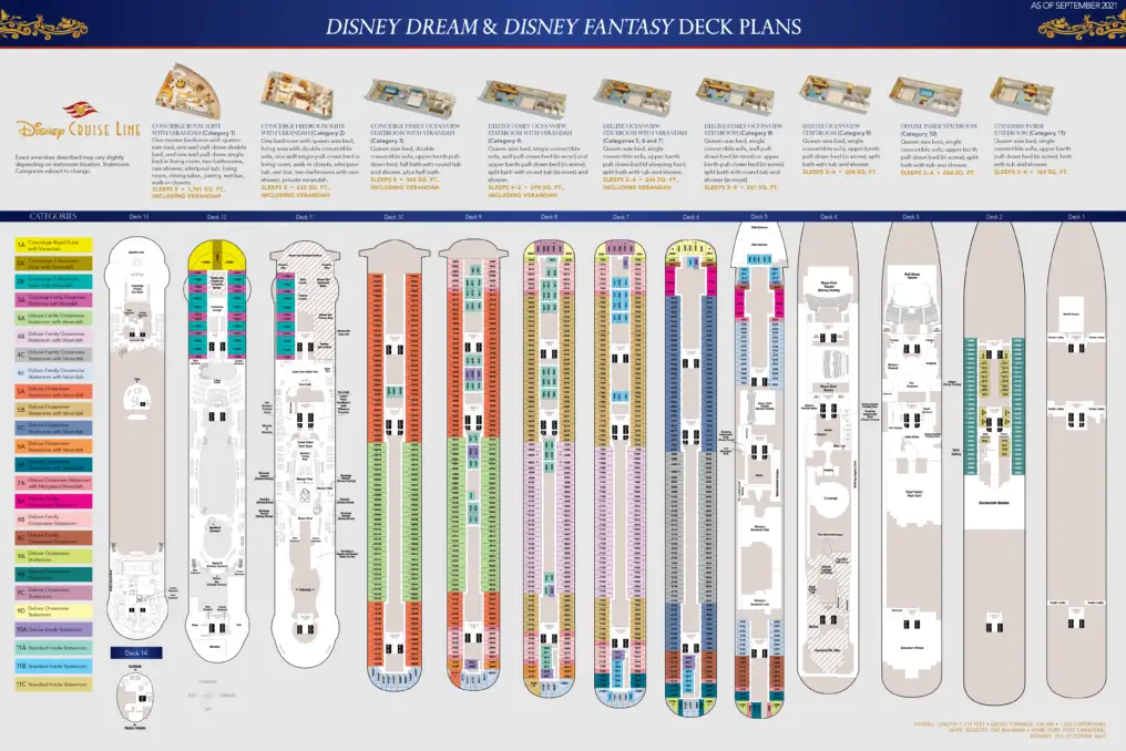 Disney Dream Map and Brochure (2015 - 2023) | ThemeParkBrochures.net